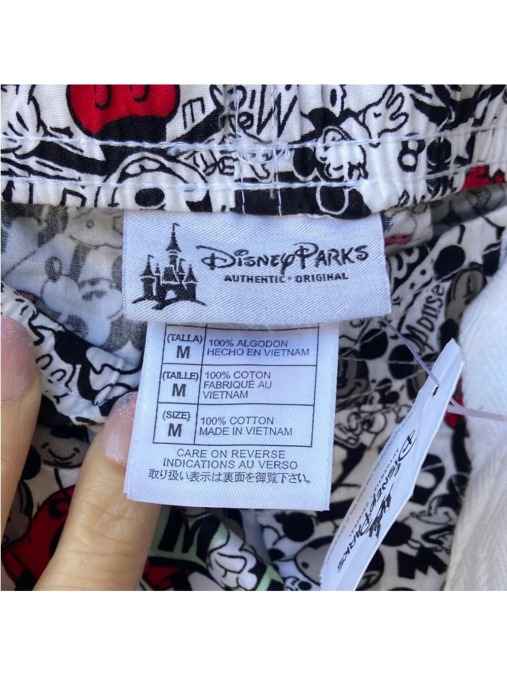 Disney Parks Authentic Original Mickey Mouse Pajama Pants - Picture 2 of 5